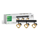 LED SPOT SVETILJKA GU10 X 3 ZLATNO-CRNA GREEN TECH